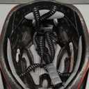 YHNJI Factory Direct Supply of Integrated Bicycle Helmet Bicycle Mountain Bike Road Riding Helmet Bicycle Helmet (Red-black)