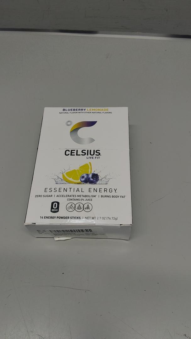 CELSIUS On The Go PEACH VIBE, Sugar Free Energy Drink Mix (14 Sticks per Pack) EXP Date 11/27