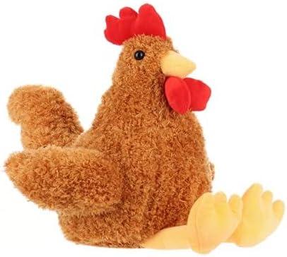 Apricot Lamb Toys Plush Ginger Rooster Stuffed Animal Soft Cuddly Perfect for Child (Ginger Rooster,10Inches)