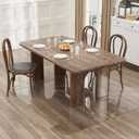 8'×10' Crystal Transparent Floor Mat for Under Kitchen Table, Rug Cover Mat