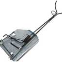 Qualirey 8 Pcs Outdoor Gopher Trap Easy to Set Mole Trap Weather Resistant Gopher Killer Vole with Red T Type Labels for Lawn Garden Farm (Silver)