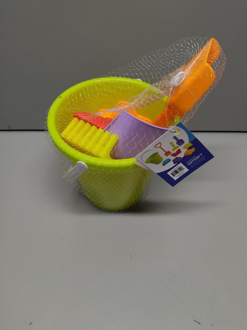 Beach Toys, Collapsible Sand Toys - 9pcs Sand Castle Building Kit, Sandbox Toys for Toddlers