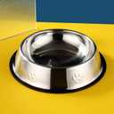 Stainless Steel Non-Skid Pet Dog Water and Food Bowl, 2-Pack (10 x 2.8 Inches), Each Holds Up to 4 Cups