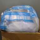 Dual Layer 4 Inch Memory Foam Mattress Topper Full - 2 Inch Gel Memory Foam and 2 Inch Pillow Top Mattress Pad, 7-Zone Egg Crate Full Size Mattress Topper (White)