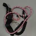 FURRYFECTION Dog Harness | No Pull Dog Harness | Reflective Oxford | Padded Handle | 4 Adjustable Straps | 2 Leash Clips | No Choke Pet Vest Harness for Small Medium Large Dogs | Pink | M