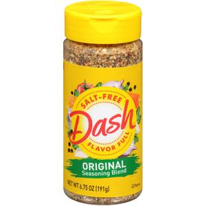 Dash Salt-Free Seasoning Blend, Original, 6.75 Ounce (EXP 05/12/28)