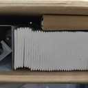 ARLO BLINDS Faux Wood Blinds with Crown Valance - 34" Width x 60" Height, White, Cordless Window Blinds & Shades - Blinds for Indoor Windows, 2" Faux Wooden Blinds for Home, Window Shades