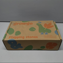 Textures Set for Baby | Geometric Shapes and Montessori Numbers in Organic Wood Playful Little Steps | Large Chips with Diameter of 20 cm | 3 in Stripe for Children + 12 Months