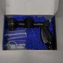 Garden Hose Nozzle, High Pressure Hose Spray Nozzle 8 Way Spray Pattern One-Touch Sprayer for Watering Plants, Lawn, Patio, Car Wash, CleaningShowering Pet (Black)