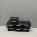 Dynaming 7 Pack Solar Post Cap Lights Outdoor, Fence Post Solar Lights Fit for 4x4 5x5 6x6 Vinyl/Wooden Posts, High Brightness Warm White SMD LED Lighting Decor for Garden Deck Patio