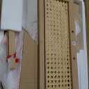 Amazon.com: Lerliuo Rattan Nightstand, Boho Side Table with Drawer Open Shelf, Cane Accent Bedside End Table with Solid Wood Legs for Bedroom, Dorm and Small Spaces (Natural) : Home & Kitchen