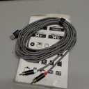 [MFi Certified] Lightn ing to 1/4" TRS Audio Stereo Cable,16FT Lightni ng to 6.35mm 1/4 Male Aux Audio Cord Compatible with i-Phone 14/13/12/11Pro,for Amplifier,Mixer,Speaker ect [NOT for Recording]