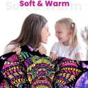 Vencede Elephant Blanket Adult Elephant Throw Blankets for Women Elephant Gifts for Women Girls Baby Kids Soft Elephant Blankets Fuzzy Elephant Blanket Used for Sofa, Couch Chair, Bed60"x80"