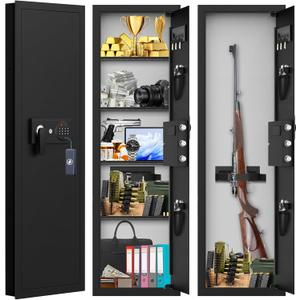 51.18" Tall Fireproof Wall Safes Between the Studs 16" Centers, Heavy Duty Combination Lock in Wall Safe with Removable Shelf, Hidden Safe for Valuables Jewelry Money Certificat