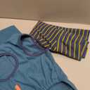 KYEESE 2Pack Dog Sweater Pullover Dog Sweaters for Small Dogs Male Warm Pet Coats Stretchy Pets Clothes Soft Pet Sweatshirt Turtleneck Dogs Clothes (X-Large (19-27lbs), 2# Stripe+Navyblue)