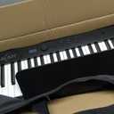 AiJoy ASP-10F 88-Key Piano Keyboard Portable Folding Piano with Semi-Weighted Keyboard, USB-MIDI, Sustain Pedal and Stand, Electric Keyboard Piano for Beginners, Black