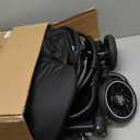 Pet Stroller for Small Dogs and Cats, One-Click Foldable Dog Stroller with Detachable Carrier & 3 Safety Tethers, Holds up to 33 lbs, Storage Basket & Cup Holder, Breathable Mesh, Black