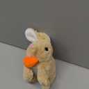 Bunny Toy - Easter My Realistic Bunny Toy, Life Like Robotic BunnyBunny Realistic BunnyJumping,Twitching,and Shaking LED Emitting Ears,Animated Bunny Toys Easter Gift for KidsBrown