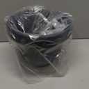 10 Inch Plant Pots with Drainage Hole - Lightweight Flower Pots for Herbs and Flowers - Home Decor Plastic Planters for Indoor Outdoor Plants- Pack of 4 (Blue, 10 inch)