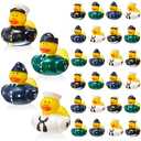 Deekin 50 Pcs Military Rubber Ducks Bulk 2 Inch Rubber Ducks Party Favor 250th Anniversary Decorations for Birthday Pool Party Occupation Cosplay 250th Anniversary
