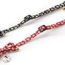 Necoichi Zen Hariko Charm Cat Collar (Black)