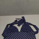Women Y2K Cami Tank Top Polka Dot Sleeveless V Neck Crop Top Sexy Lace Trim Spaghetti Strap Camisole Top, L