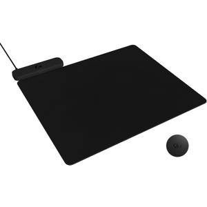 Logitech G POWERPLAY 2 Wireless Charging Mouse Pad for Compatible Gaming Mice, 34.5 X 28.4 cm (13.5 x 11.2 inches), 3.5 mm Height, for PC/Mac - Black