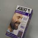 Just For Men Touch of Gray Mustache & Beard, Beard Coloring for Gray Hair with Brush Included for Easy Application, Great for a Salt and Pepper Look - Dark Brown & Black, B-45/55, Pack of 1