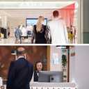 AMHEY Motion Sensor Door Chime, Wireless Motion Detector Alarm Indoor, Business Entry Alert Bell with Buzzer, Doorbell for Home/Garage Door/Store, USB/Battery Powered