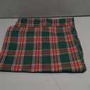 Green Red Plaid Christmas Table Runner, Winter Holiday Table Runners 108 inches Long Xmas Decorations Indoor Outdoor Farmhouse Home Kitchen Dining Party Decor (13x107")