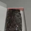 Hair Extension, LONAI 9PCS Clip in Hair Extensions, LN002 22" Long Curly Thick Heat Resistant Synthetic Soft Deep Wave Hairpieces for Women-Ombre Brown
