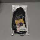 Waterproof Shoe Covers, Reusable & Foldable Rain Boot Shoe Cover with Zipper, Non-Slip, Reflector, Men Women Rain Gear, Black (Large Wide)