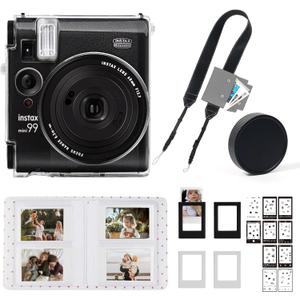 WOGOZAN Mini 99 Accessories for Fujifilm Instax Mini 99 Instant Camera, Including Clear Case, Lens Cap, 2x3 Photo Album, Magnetic Picture Frames, PU Leather Strap, DIY Sticker (No Camera) WOGOZAN Mini 99 Accessories for Fujifilm Instax Mini 99 Instant Camera, Including Clear Case, Lens Cap, 2x3 Photo Album, Magnetic Picture Frames, PU Leather Strap, DIY Sticker (No Camera)