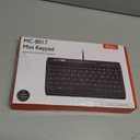 Super Mini Wired Keyboard, MCSaite Full Size 78 Keys Keypad Small Portable Fit with Professional or Industrial Use for Computer Laptop Mac Notebook