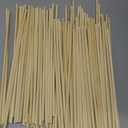 Santoy 100 PCS Dowel Rods Wood Sticks Bamboo Dowel Rods - 1/4 x 12 Inch Unfinished Wooden Sticks - for Crafts,DIYers,Tiered Cake Support and Wedding Ribbon Wands