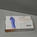 Caring Nitrile Exam Gloves, Blue, Powder-Free, Disposable Gloves for Medical Care, First Aid, Cleaning, Food Prep (Medium (Pack of 100))