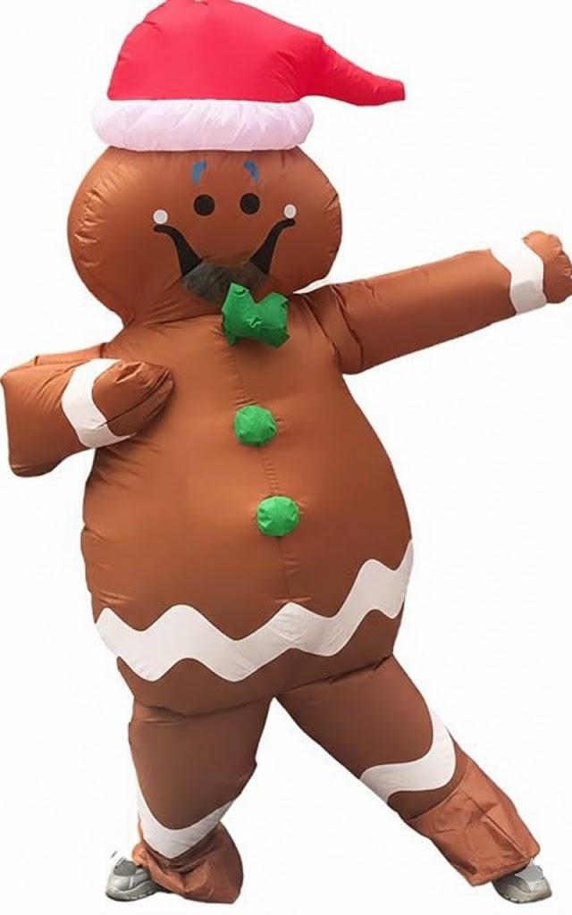 Inflatable Costume Cosplay Outfit Blow-up Suit for Adults/Halloween/Christmas Party/Thanksgiving