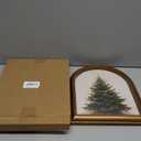 Christmas Decorations - 11" x 13.8" Christmas Tree Framed Wall Art Picture Painting Artwork - Indoor Vintage Rustic Unique Christmas Gifts Presents Decor For Table Wall Farmhouse Mantel Home Office