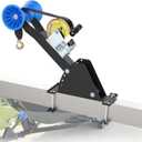 Adjustable Winch Stand with Roller, Boat Winch Mount/Boat Trailer Winch Stand for 3" to 4" W x 4" H Trailer Tongue, Boat Trailer Winch Post/Boat Winch Stand