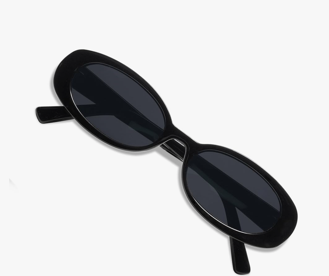 VANLINKER Polarized Retro Oval Sunglasses for Women and Men Small 90s Style VL9580