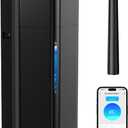 5Gal Humidifiers for Bedroom Large Room up to 2800ft, APP/Remote Control, 60H Supersized Cool Mist Humidifier with Auto 180Mist Tube, 24H Timer, Top Fill Humidifiers for Home Office Plants (Black)