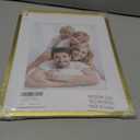 Giftgarden 11x14 Picture Frame Gold, Metal Photo Frame Display Pictures 8x10 with Mat or 11x14 Without Mat, Vertical or Horizontal Wall Mounting, 1 Pack