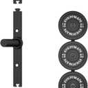 EVERYMATE Weight Plate Storage Rack, Olympic Weight Plate Holder, Bumper Plate Storage, Home Gym Organizer