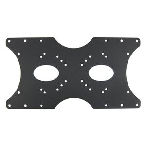 Mount Plus 201D VESA Monitor and TV Mount Extender Conversion Kit | 100x100, 200x200 Convert to 400 x 200 Adapter Plate for TV Wall Mounts | Heavy Duty and Hardware Included