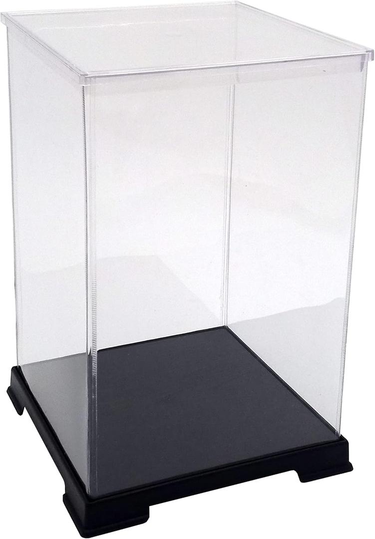 Transparent Plastic Figure Doll Case W 4.7 x D 4.7 x H 12.6 Japan Import by Octagon
