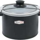 RoadPro-RPSL-350 Quart Slow Cooker, Auto Travel, 12V, White, 1.5 Quart