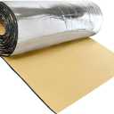 394mil/10mm 64.5sqft Sound Deadening Heat Deadener Insulation Mat Intensive Alumium Foil Acoustic Barrier 236" x 39" / 600cm x 100cm Durable Material