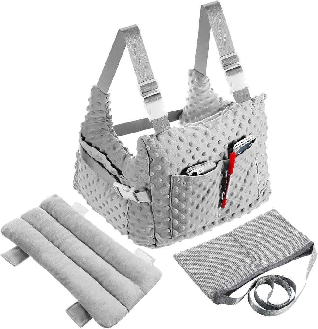 Geelin Post Mastectomy Pillow, Breast Surgery Lumpectomy Recovery Supplies, Post Mastectomy Essentials, Breast Reduction Pillow Recovery Belt Protection Surgery Gift(Grey)