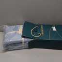 Shilucheng 100% Linen King Duvet Cover Set, Luxury Pure Natural French Flax Linen Duvet Cover with Zipper Closure & Corner Ties, Cooling Breathable Comforter Cover 3 Piece (Dusty Blue)