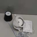 uuffoo 2 Pack Cordless Table Lamp Rechargeable 5000mAH Battery Operated Lights Touch Control LED Portable Desk Lamps 3 Color Dimming for Outdoor Coffee Bedroom Kitchen (Black)